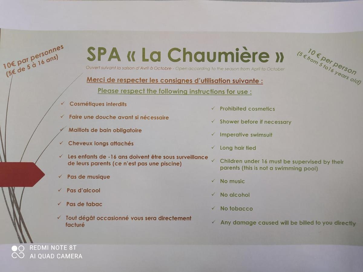 La Chaumiere Bed and Breakfast Saint-Martin-Saint-Firmin Εξωτερικό φωτογραφία