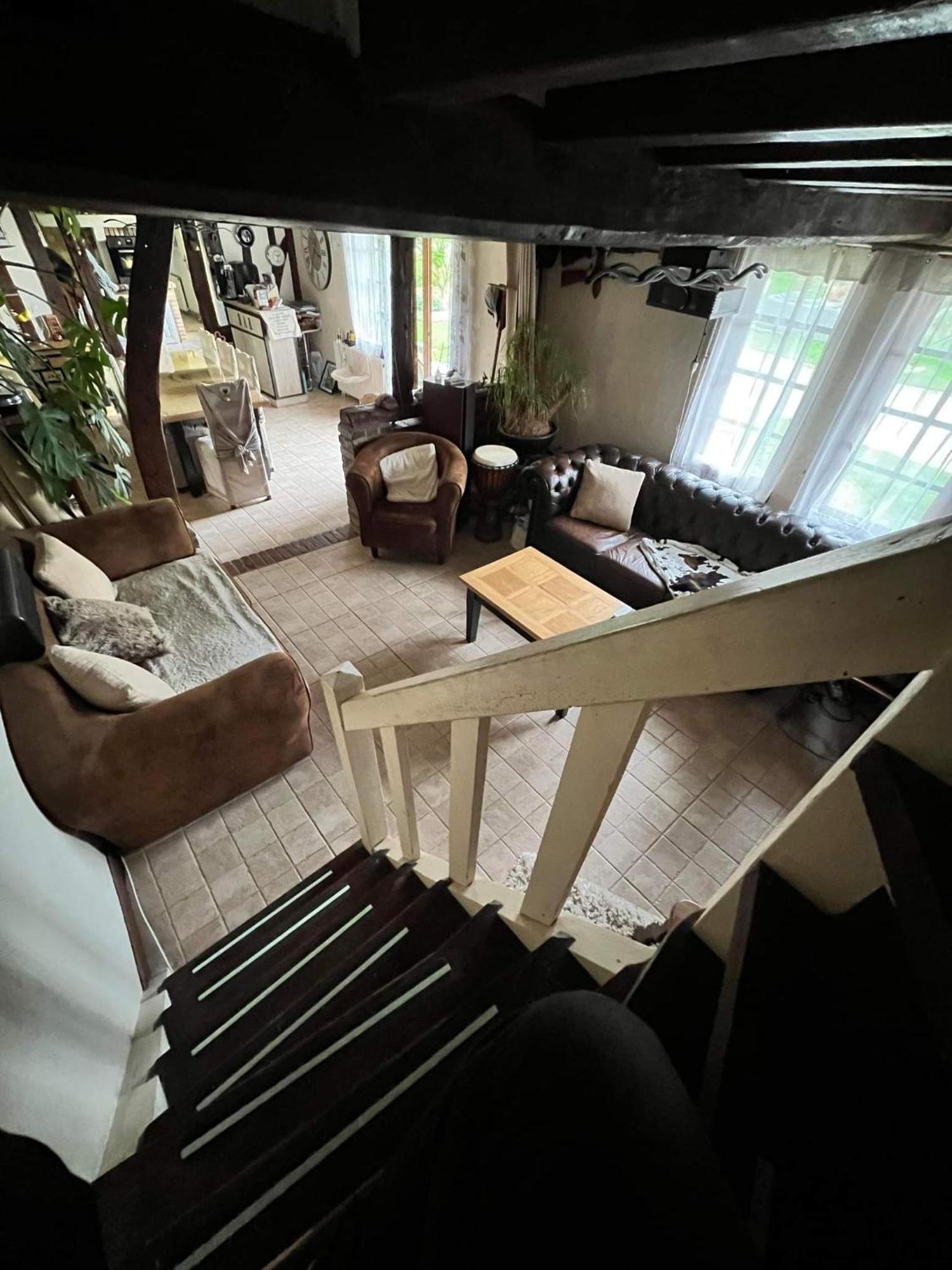 La Chaumiere Bed and Breakfast Saint-Martin-Saint-Firmin Δωμάτιο φωτογραφία